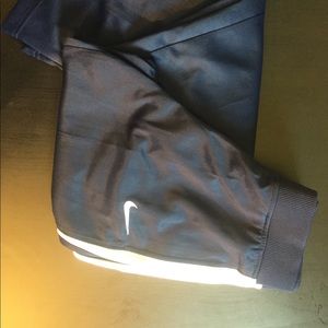 Nike Dri Fit sweats track pants navy size small